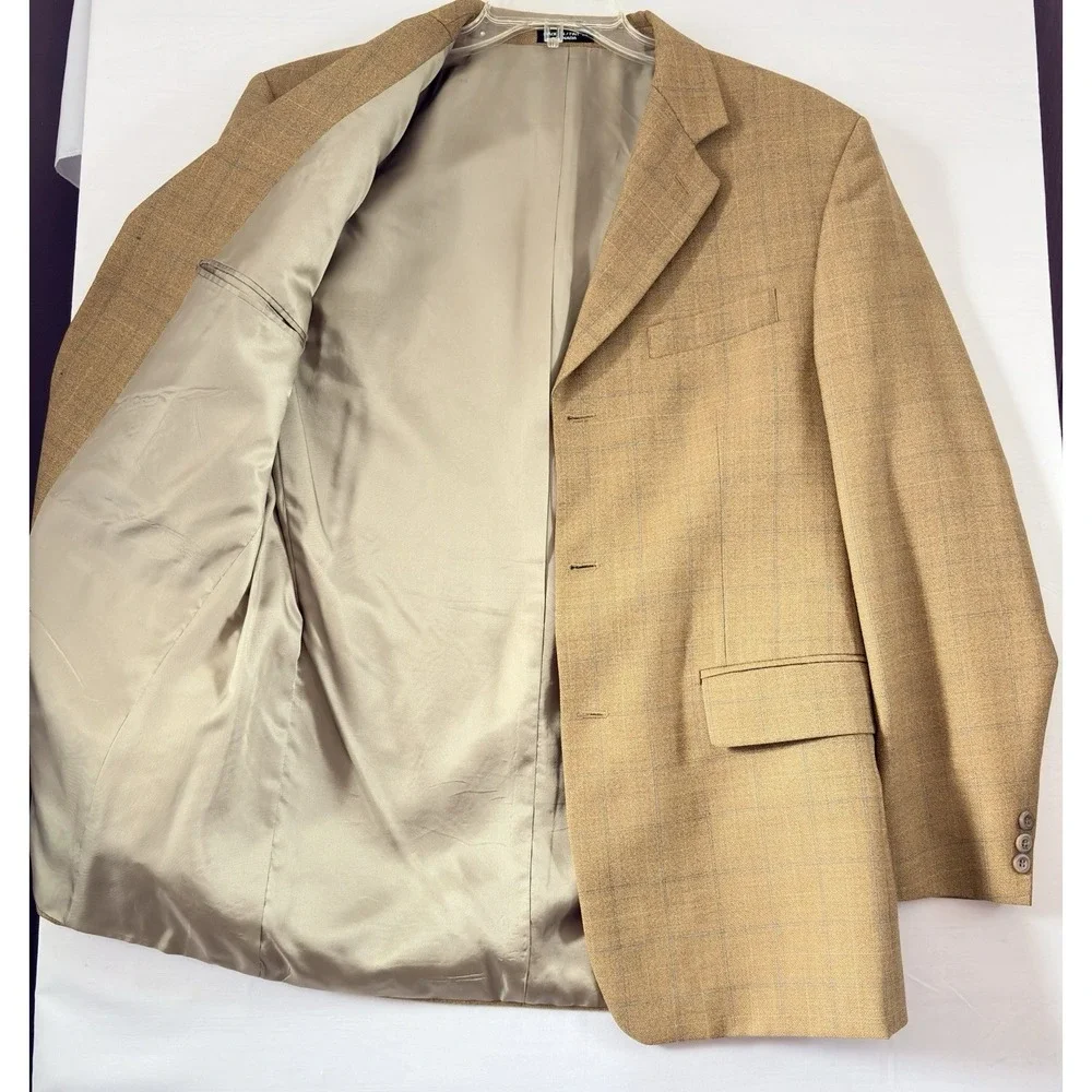 Como Milano Collection Carmel Plaid‎ 3 button Lightweight Sport Coat